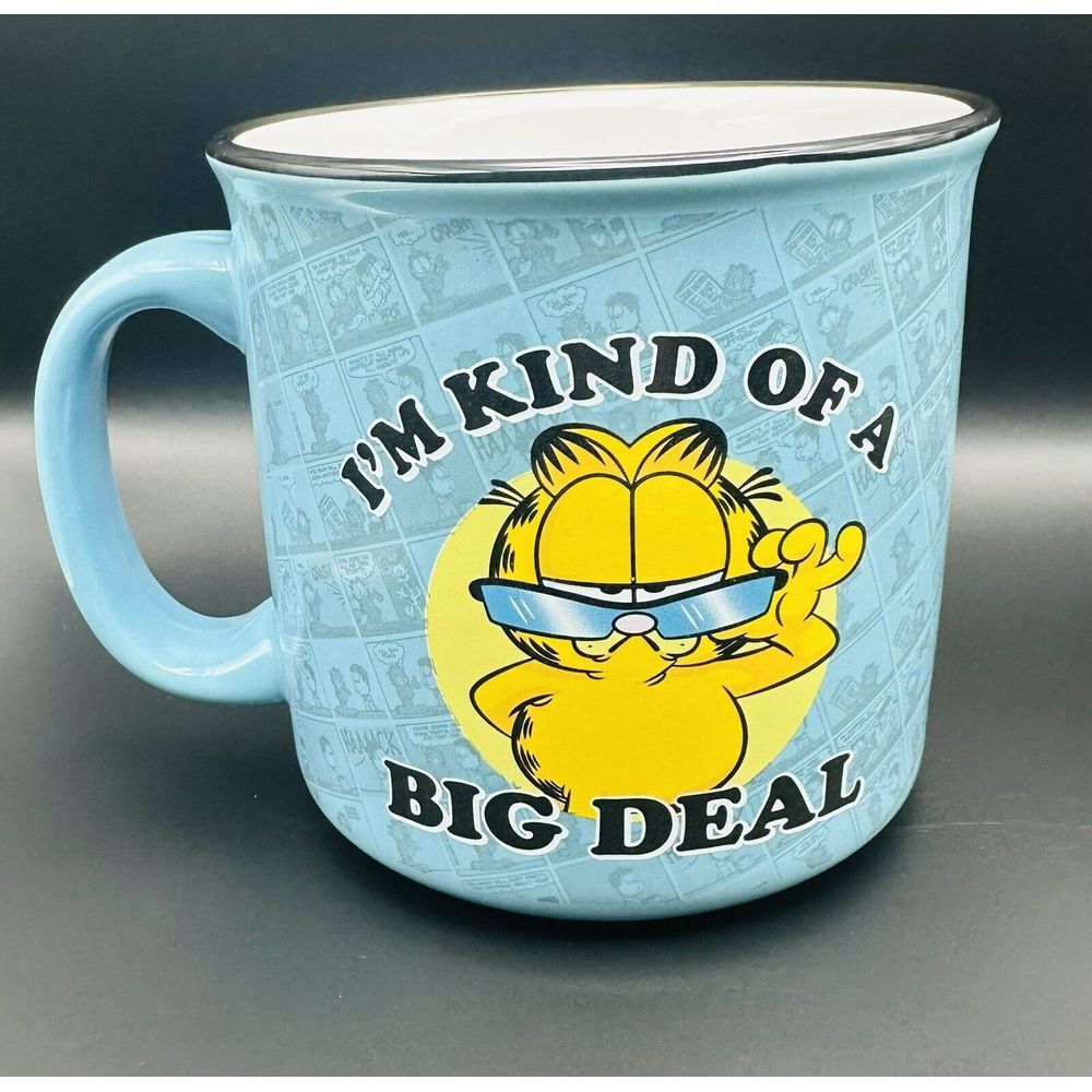 20 oz Garfield Mug- "I'm Kind Of A Big Deal" New Never Used